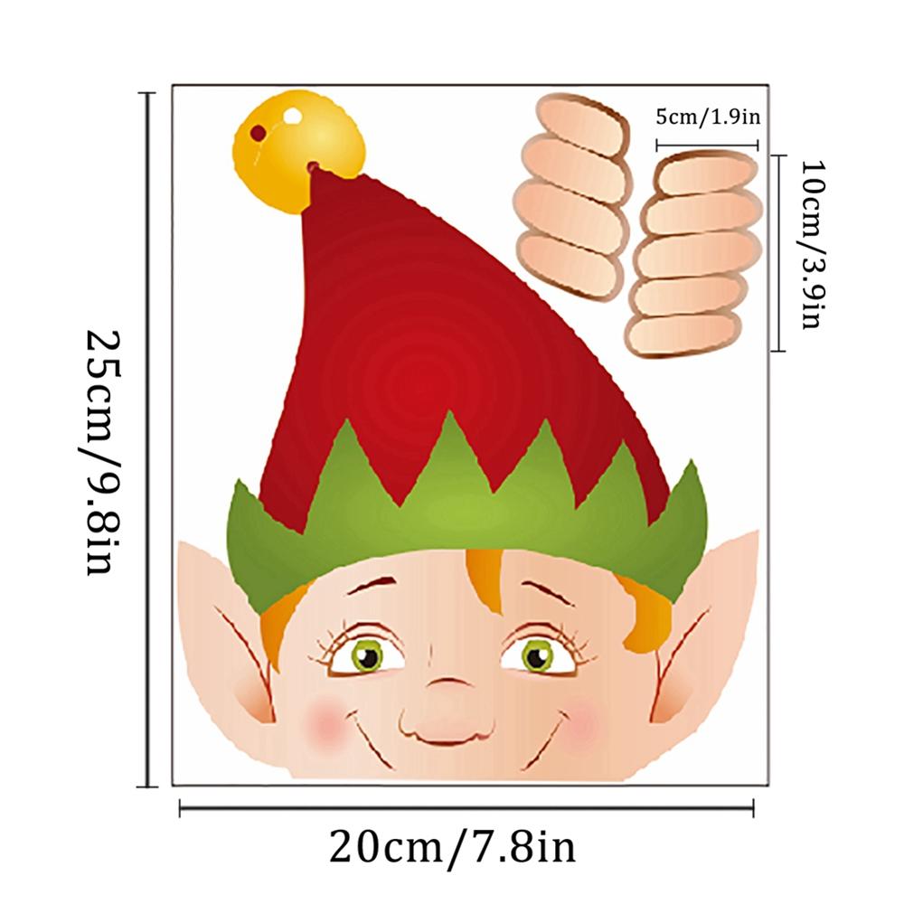 

Christmas Fence Peeker Decoration Santa Snowman Dwarf Christmas Decoration Diy Chrisrmas Garden Yard Outdoor Art Sign Decoration