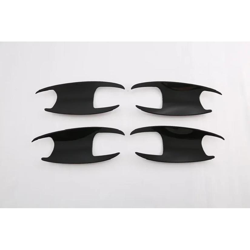 For BYD Tang II EV Tan EV   Carbon Fiber Style Door Handle Bowl Cover Cup Cavity Trim Ert Catch Molding Garnish