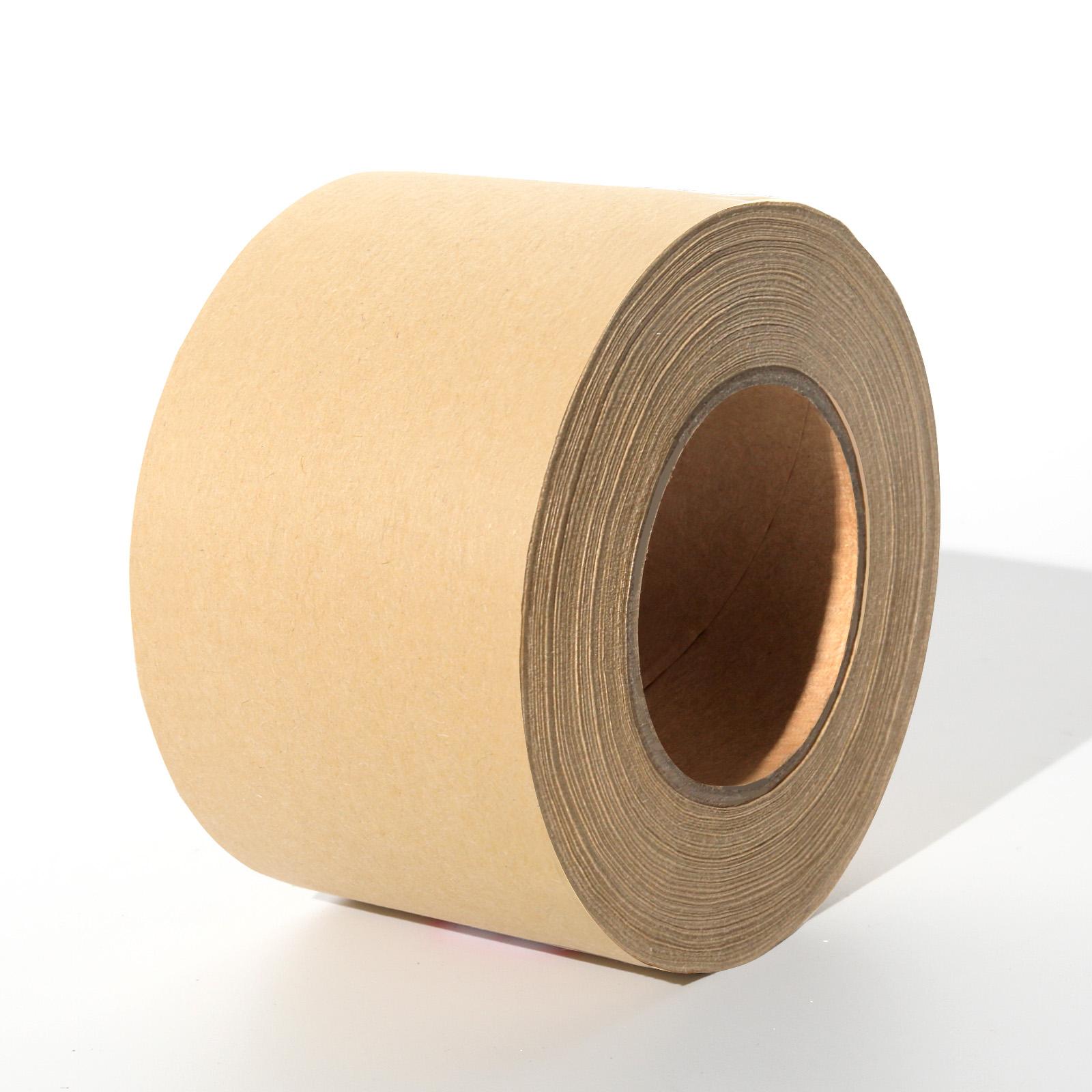 Easy Tear Eco Friendly Custom Logo Kraft Paper Tape Compostable Logo Printed Water Activated Kraft Paper Tape (as the picture,50 meters&50mm*50m&50 mm)