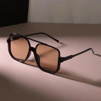 Trendy Square Designer Sunglasses for Women Men Big Frame Mirror Sun Glasses UV Protection Outdoor Comfortable