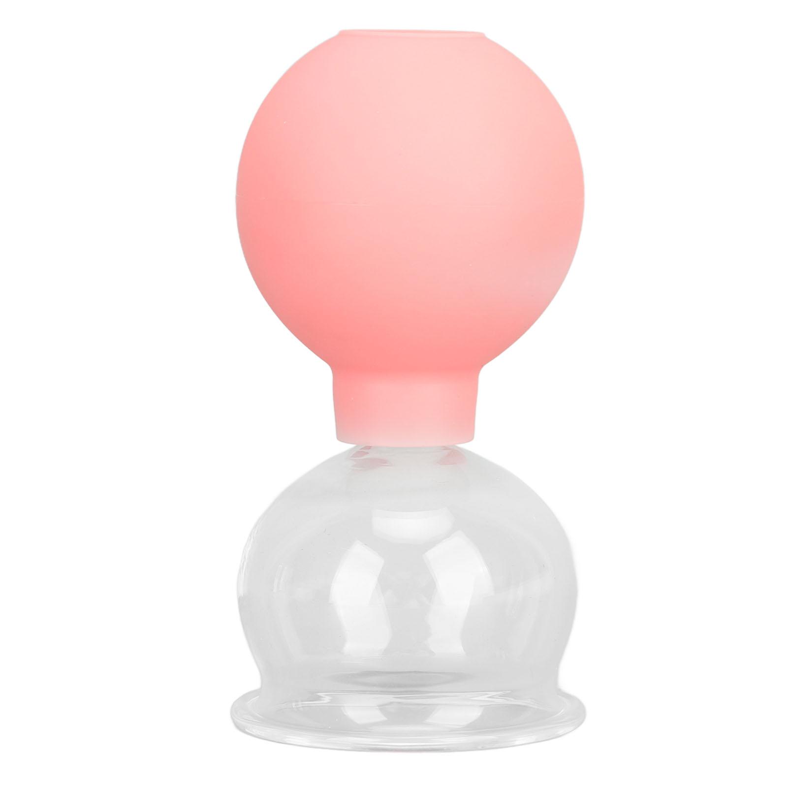 

Стеклянная силиконовая банка для вакуумного отсасывания массажная терапия для кожи лица косметический инструмент модель 5