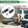 Motoforti 22mm 24mm Universal Motorcycle Hand Grips Cover Rubber Aluminum Alloy Handlebar Grip for Motorcycle Scooter 1 Pair