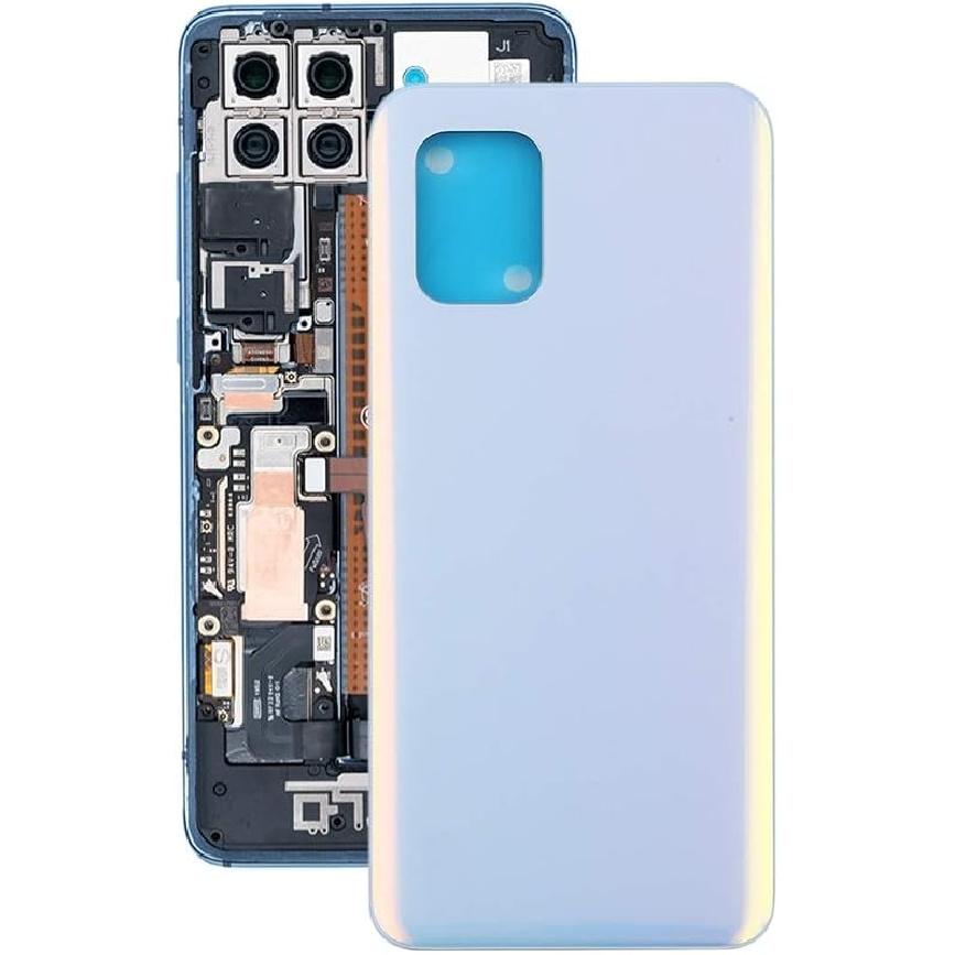 Repair Spare Parts Battery Back Cover for Xiaomi MI 10 Lite 5G Parts (Color : White)