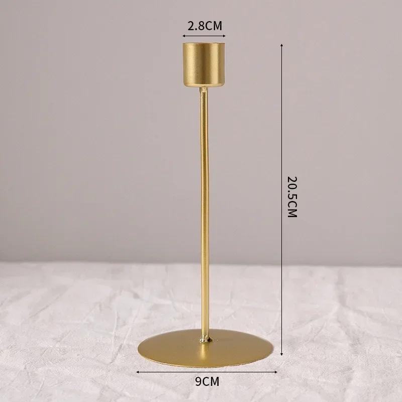 Candle Holder Simple Nordic Home Decor Centerpiece Candlestick for Dining Room Party Living Room Wedding Thanksgiving