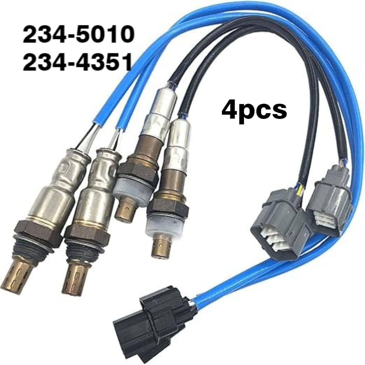 4 PCS Are suitable for honda 234-5010 234-4351 oxygen sensor;345010,2344351