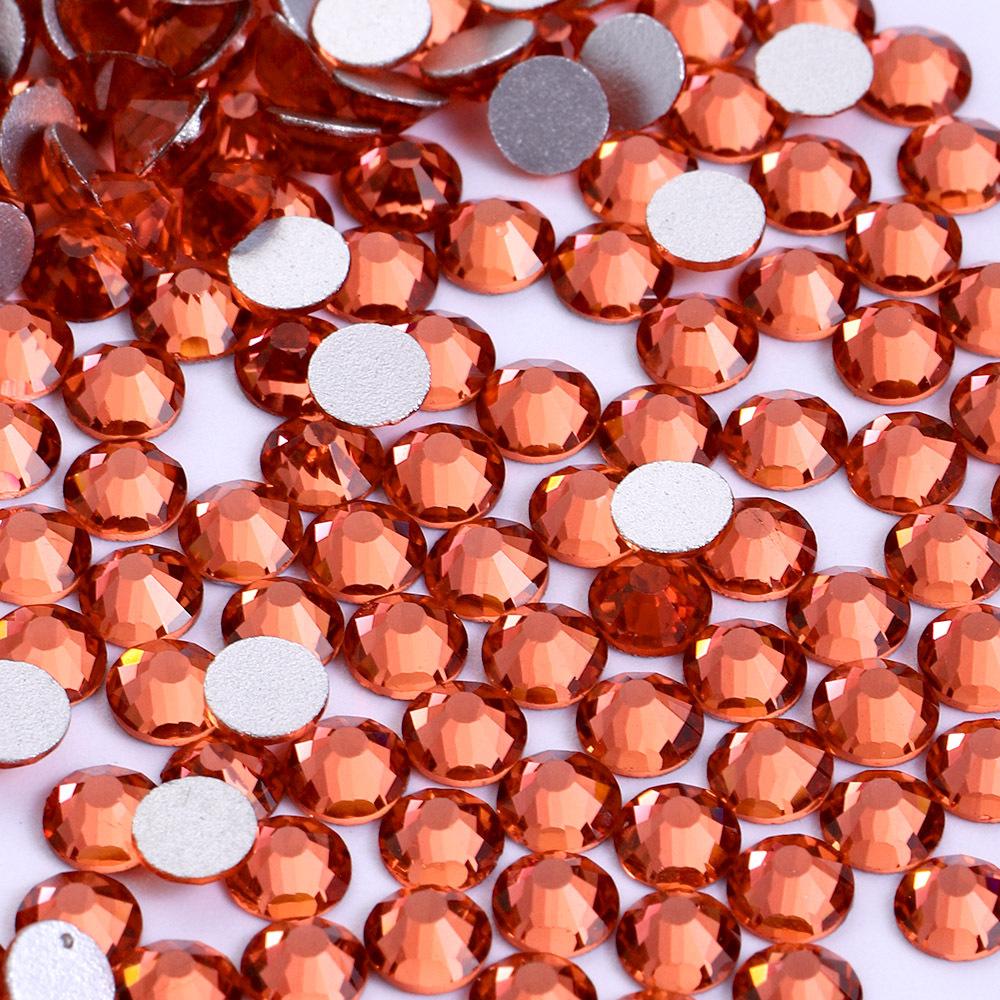 New Color Velvet Purple Electroplated Manicure Flat Bottom Rhinestone, Crystal Glass Drill Diy Manicure Nail Decorative Accessories