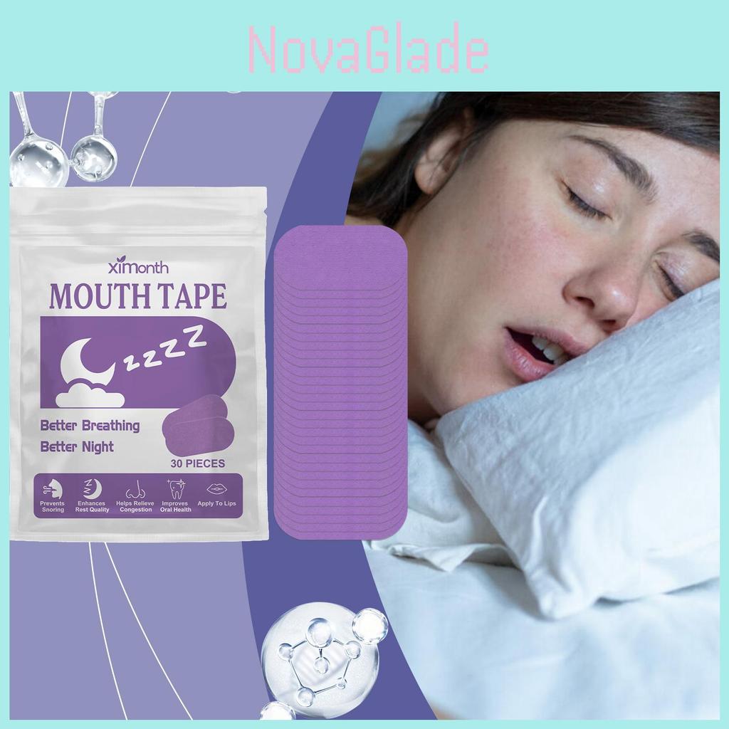 Ximonth Anti Snoring Sleep Patches For Peaceful Rest With Gentle Comforting Care In 30 Pieces