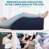 Inflatable Leg Elevation Pillow, 1pc Knee Cushion Portable Foot Pillow Inflatable Leg Pillow Wedge Pillow PVC Lightweight Elevation Leg Pillows