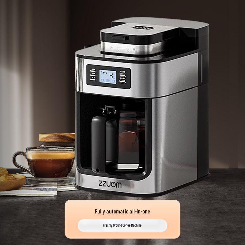

Smart Automatic Coffee Maker: Freshly Ground and Brewed for Home or Office Use