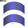 Universal 17 Inch Motorcycle Accessories Front and Rear Wheel Stickers Decorative Waterproof Reflective Wheel Rim Stickers