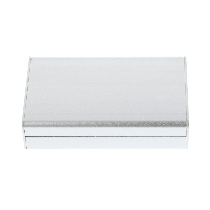Silver Color Aluminum PCB Instrument Box Enclosure Electronic Project Case 80x50x20mm Aluminum Box with Screws