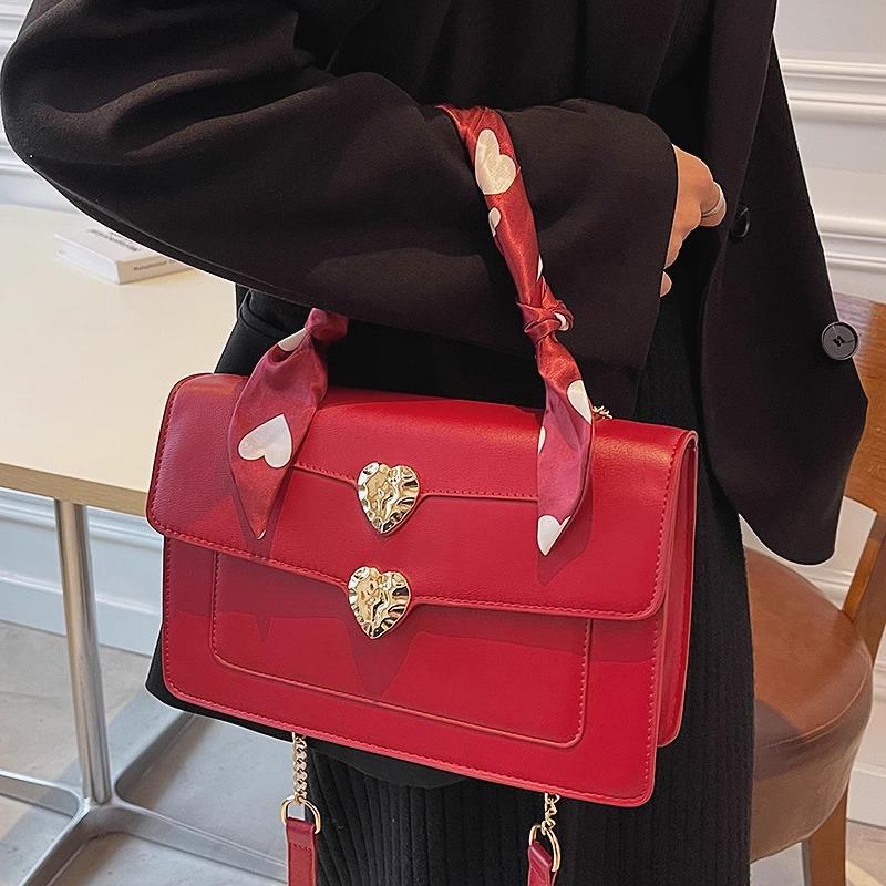 

2024 New Single Shoulder Tote Bag Large Capacity Bag красный