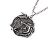 Viking Wolf Head Titanium Steel Pendant Necklace - Men's Retro Hip Hop Jewelry