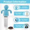 4Pcs Tea Infuser for Loose Tea Ultra-Fine Mesh Tea Strainer 304 Stainless Steel Tea Filter Tea Steeper Tea Strainer for Teacups