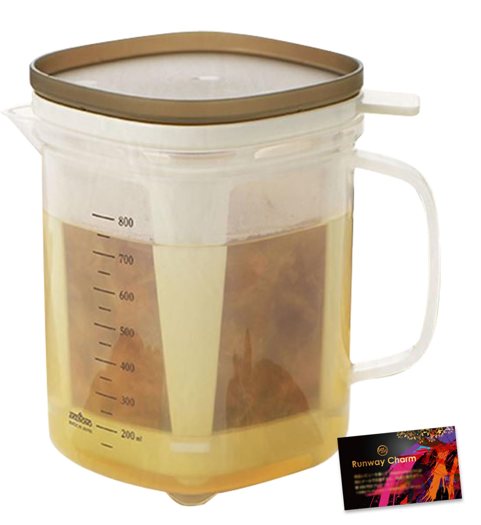 

Микроволновая кастрюля для даси Даси в быстрой готовке с бонито и нибоси Сделано в Японии со стикером NEIGHBOR CLOWN RC [Сделать в микроволновке] Хлопья, Комбу, белый