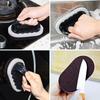 Reusable Emery Sponge Wipe With Handle Rust Grinding Brush  Kitchen Pot Cleaning Tool
