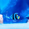Creative Cute Kawaii Resin Ocean Animals Figurine Model  Coral Small Ornaments Diy Home Decoration Accessories Gifts
