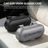 Car Visor Sunglasses Glasses Case Glasses Holder Clip Box For Benz AMG CLA CLS C180 C200 W204 W205 Exclusive A C E R V Class