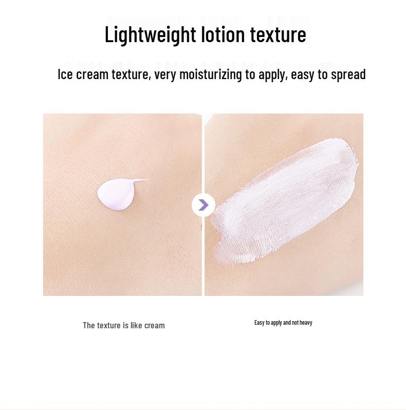 NOVO Silky Hydrating CC Primer for Dry Skin – Creamy Makeup Base for Oil Control & Brightening.