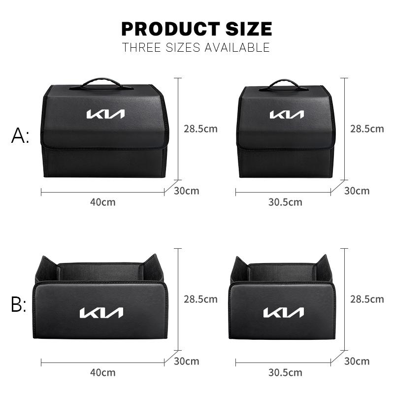 KIA Trunk Storage Box Car Tool Sorting Suitcase Case For KIA K5 K9 Sorento Ceed Sportage Carnival Stinger Forte Niro Cadenza K3 lfgv60