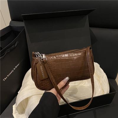 Fashion Women's Bag Texture Popular Bag 2025 New Trendy Internet Celebrity Women's Bag Summer Messenger Versatile French Underarm Bag