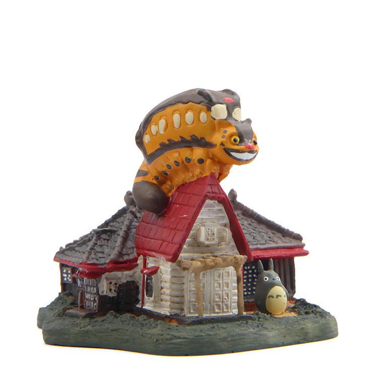 Totoro My Neighbor Bus Cat Action Figures Model Toy Micro Landscape Decoration