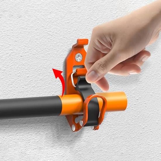 Metal Rubber Shovel Mounting Kit for Roof Rack & Garage Heavy-Duty Holder for Shovels Axes And Hoses Universal Shovel Mount for Truck Bed ATV UTV