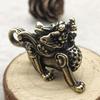 Traditional Brass Fengshui Dragon Sculpture for Home Decor Traditionally Symbolize for Luck Wealth Prosperity Accent