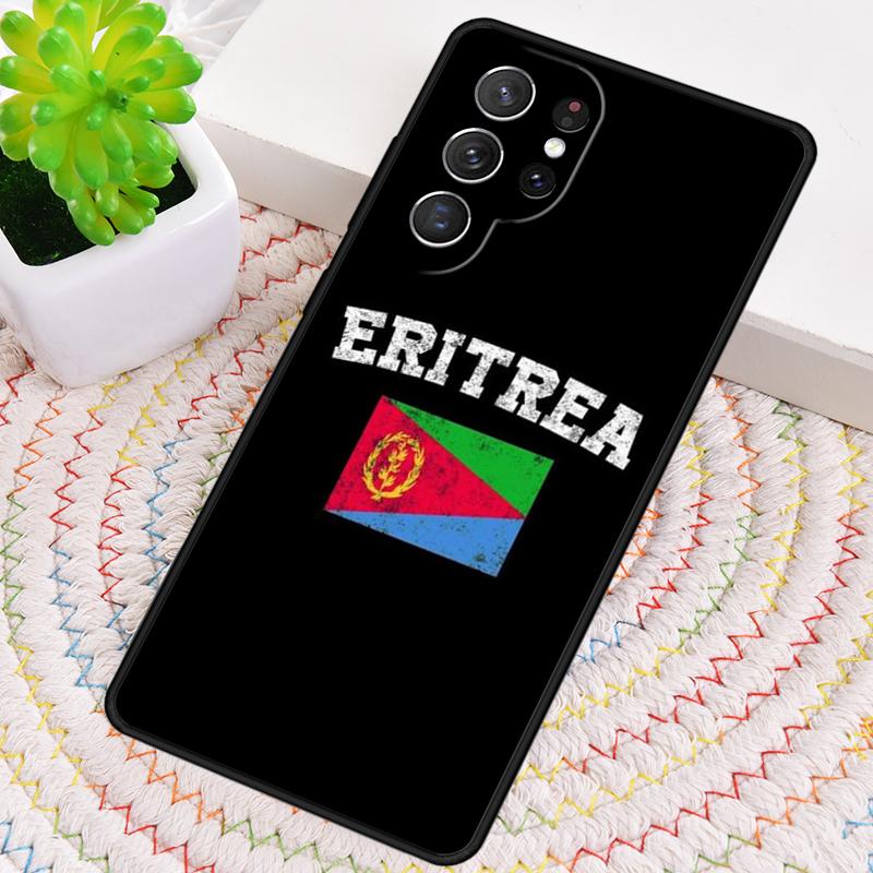 Eritrea Flaggenmuster Handyhülle für Samsung Galaxy note 10 pro S26 Ultra S23 S24 FE S25 S21 S22 PLUS stoßfeste Hülle