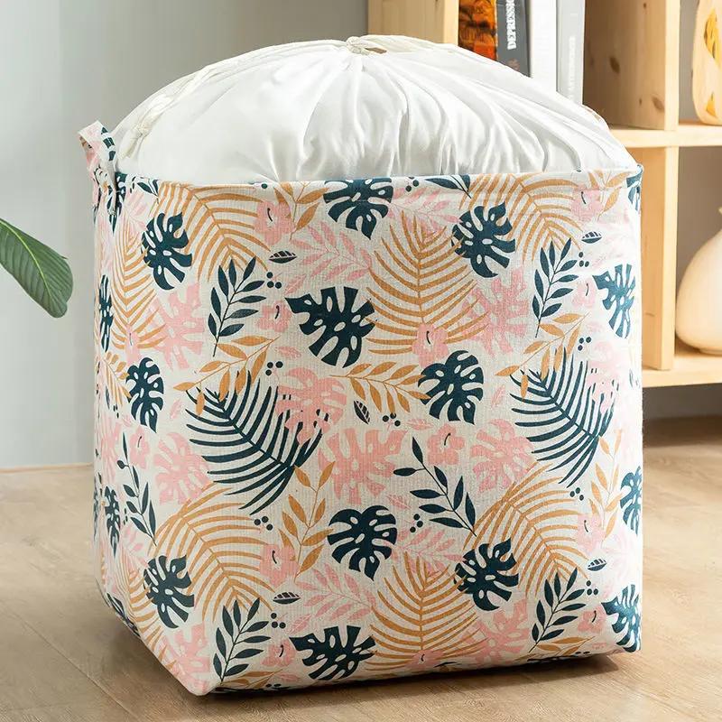 

100L Folding Round Laundry Basket Storage Bin Collapsible Clothes Toy Basket Organizer Large Capacity