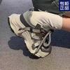 Super Fire Shows Feet Little Dad Shoes Women's 2025 Spring and Autumn New Retro Trend Casual Versatile Casual Sports Shoes