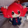 10cm Carina Cantante Virtuale Capelli Rossi Bambola Peluche Ciondolo Morbido Giocattolo di Peluche Anime Fascino per Zaino Regalo Per Fan