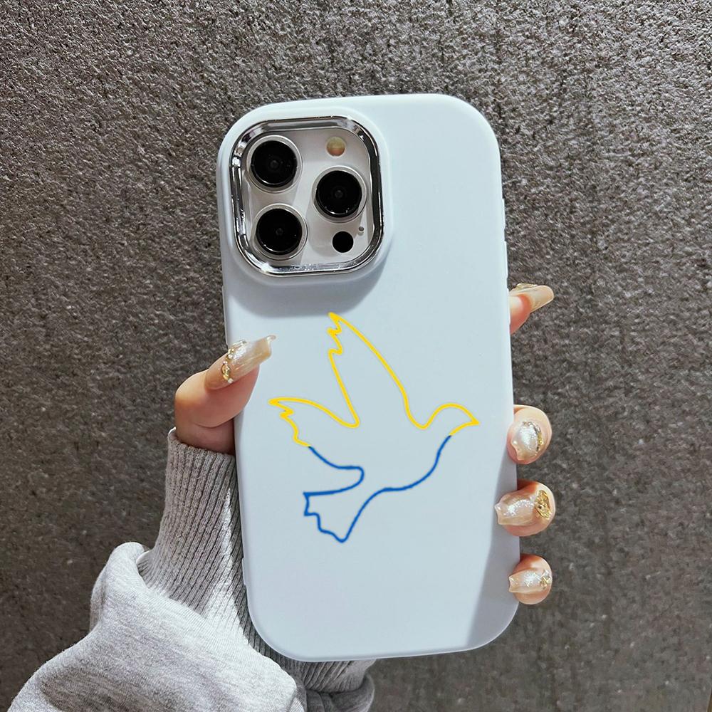 N99 Map Dove Design Weiche Telefonhüllen für iPhone 15 16 Pro Max Xiaomi 11 Lite 5G NE Redmi 13C Note 11s 13 Pro Überzugsrahmen Kameraschutz Rückseite