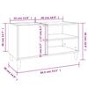 VidaXL Record Cabinet, Filing Cabinet with Legs, Storage Cabinet, Home Organizer Living Room Interior, 831945