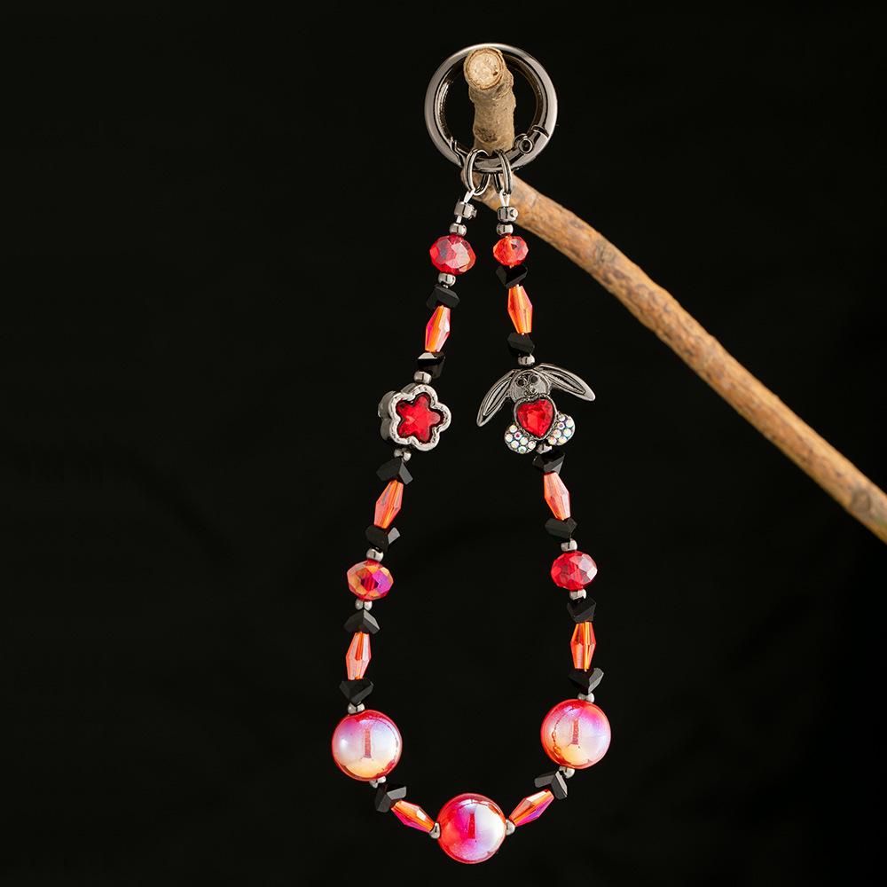 

Luxury Crystal Mobile Phone Charm: Alloy Pendant with Influencer Style