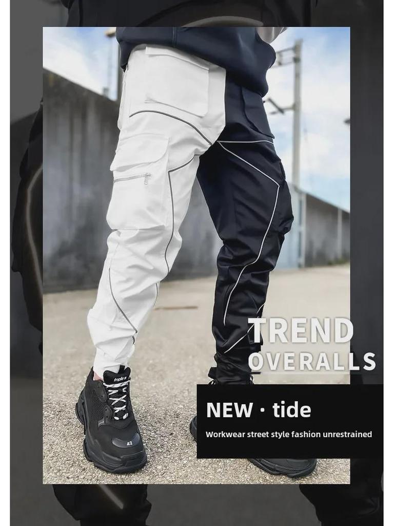 Europäischer & Amerikanischer Stil Multi-Taschen Lässige Herren Baumwoll-Overalls - Sommermode