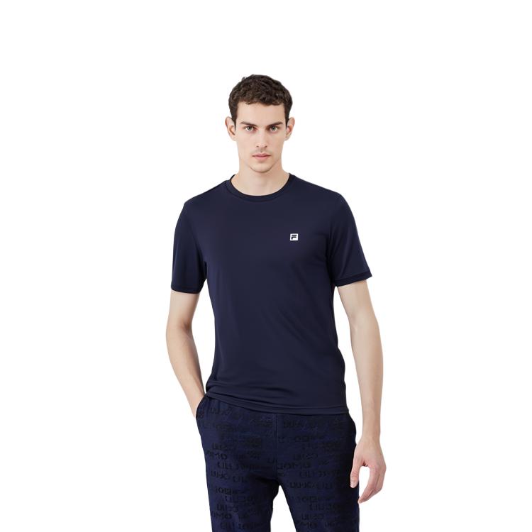 FILA Running T Shirt Men's Royal Blue A11M331101FNV