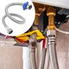 and Cold Water Faucet Inlet Hose Flexible Supply Line for Home Use 60cm