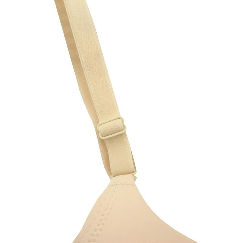 Hladká tenká podprsenka Push Up se čtyřmi tlačítky pro ženy Bralette