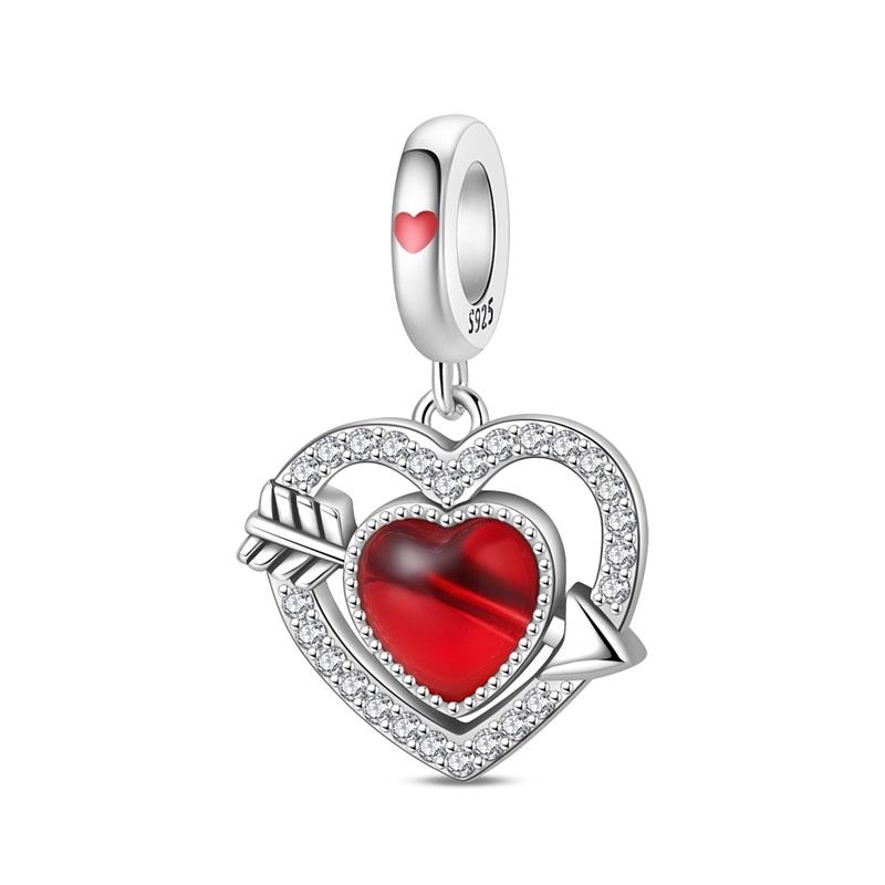 Romantic Love Theme Collection Charms Copper Pendant 3Mm Original Bracelet Necklace For Women Luxury Exquisite Jewelry Gift