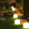 Kula Lampa Ogrodowa Oprawa Oświetleniowa Zewnętrzna Biała E27 Led 50Cm 230V