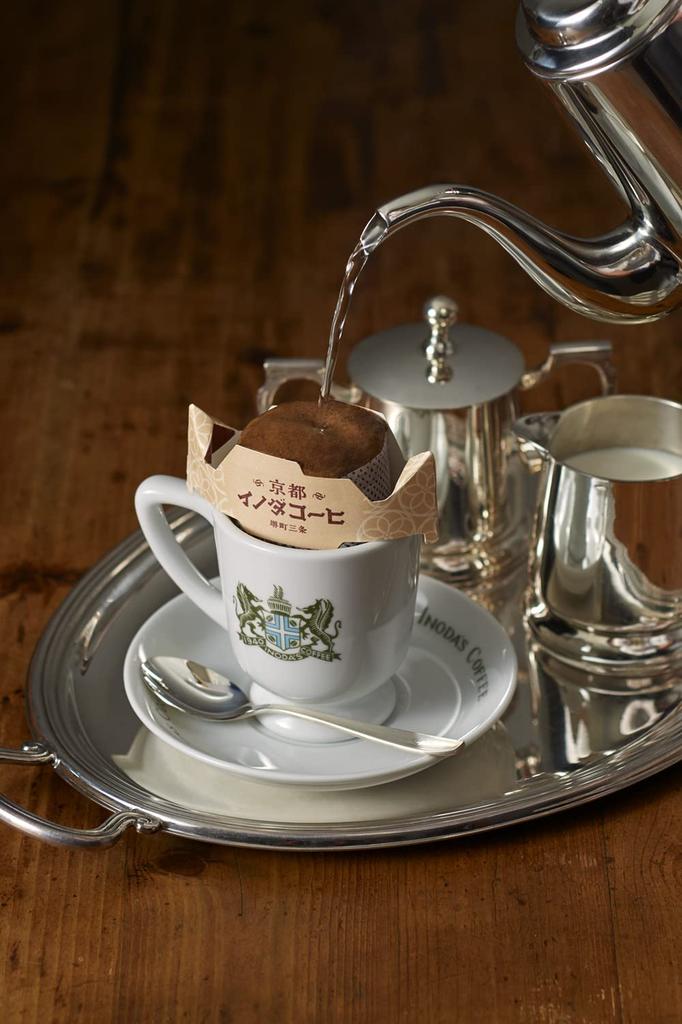 key coffee Drip On Kyoto Inoda Coffee Mocha Blend, 5 Bags X 5 Boxes (25 Cups), Drip Coffee, Regular Coffee