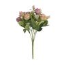 Bouquet di rose finte Forniture per la casa realistiche con stelo 15 teste Decorazioni per il soggiorno Fiore di simulazione Attraente fai-da-te