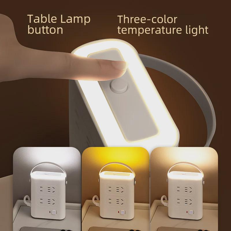 Intelligent Portable Vertical USB Power Strip with Multi-Slot and Anti-Overload Protection