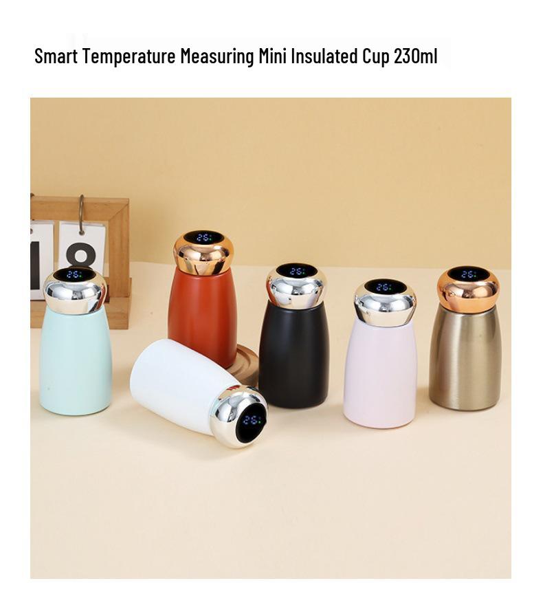 316 Stainless Steel Mini Thermal Cup with Smart Temperature Display - Stylish, Insulated, and Portable for Students