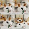 Dog Cartoon Animal Plush Pencil Case With Storage Bag For Students Cute Gift