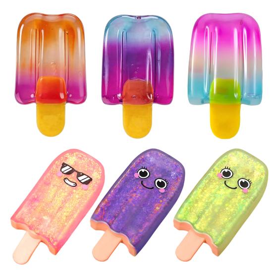 Ice Stick Squeeze Toy Stress Relief Small Ice Cream Sensory Toy Anxiety Relieving Stress Ball Hand Exercise Toy Party Favors