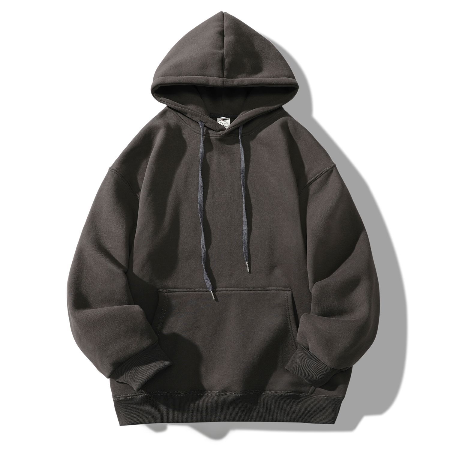 

Толстовка с капюшоном Gaoke Heavyweight Мужская одежда Жесткая Весенне-осенняя Ин Тренд Бренд Оверсайз Парная Куртка Колледж M темно серый