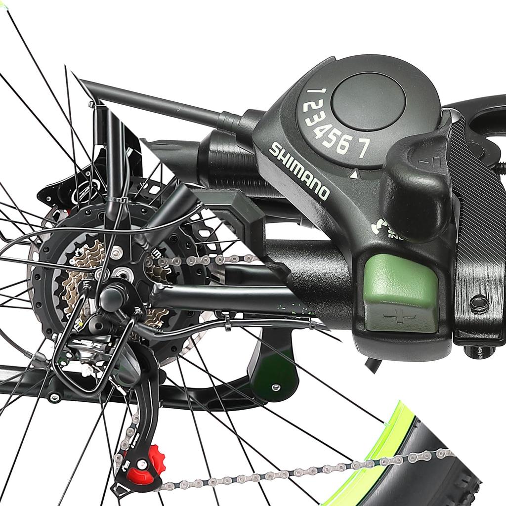 KETELES K800 Dual Motor Electric Bike with 2000W, 48V 23AH Battery, 26" Fat Tires, Lockable Suspension Fork Road E-Bike