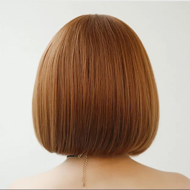 

Перуки Модні блондинки з високотемпературного волокна. Короткі прямі перуки one size